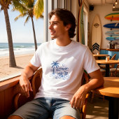 カリフォルニア・コーストサマー -青- Tシャツ