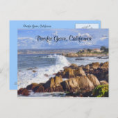 カリフォルニア・コースト・イン・パシフィック・グローブ・ポストカード ポストカード (正面/裏面)
