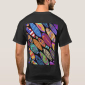 カリフォルニア コースト サーフボード Tシャツ (裏面)