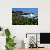 カリフォルニア・コースト・フラワーポスター ポスター (ホームオフィス)