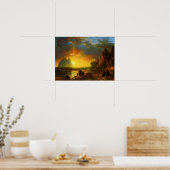 カリフォルニア・コースト・ポスターの日没 ポスター (キッチン)