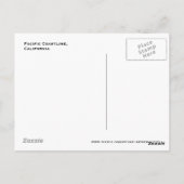 カリフォルニア・コースト、ポストカード ポストカード (裏面)