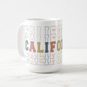 カリフォルニア コーヒーマグカップ (正面左)