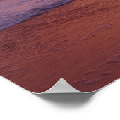 カリフォルニア、サンタクルス近郊、ビーチの眺め ポスター (角)