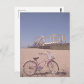 カリフォルニア サンタモニカビーチ 自転車旅行 ポストカード (正面/裏面)