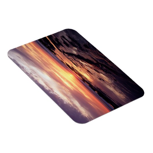 カリフォルニア、サンディエゴ、サンセットクリフ、サンセット3 マグネット (右側)