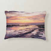 カリフォルニア、サンディエゴ、サンセット崖、サンセット1 アクセントクッション (裏面)