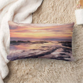 カリフォルニア、サンディエゴ、サンセット崖、サンセット1 ランバークッション (ブランケット)