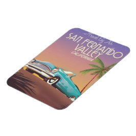 カリフォルニア サンフェルナンドバレー 旅行 ポスター ヴィンテージ マグネット