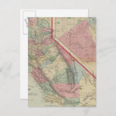 カリフォルニア、サンフランシスコ地図(Mitchell) ポストカード (正面/裏面)