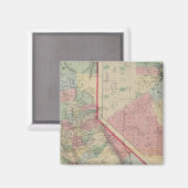 カリフォルニア、サンフランシスコ地図(Mitchell) マグネット (正面/裏面)