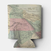 カリフォルニア、サンフランシスコ地図(Mitchell) 缶クーラー (裏面)