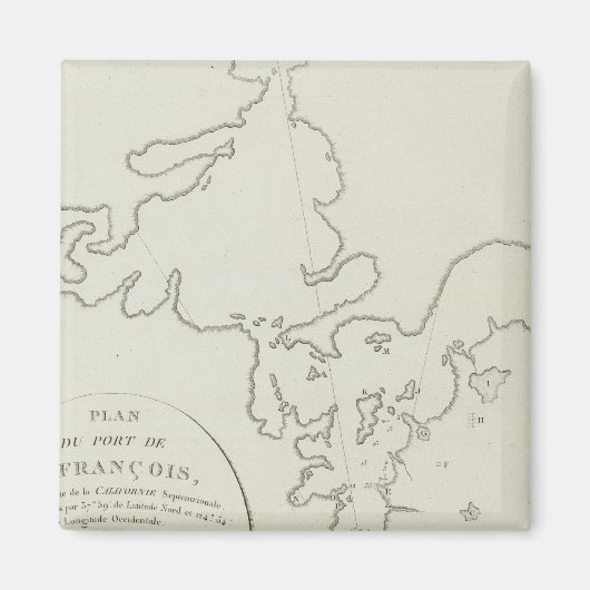 カリフォルニア・サンフランシスコ・ベイ・エリア マグネット (正面)