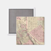 カリフォルニア、サンフランシスコ マグネット (正面/裏面)