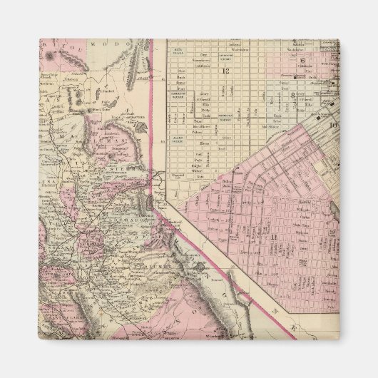 カリフォルニア、サンフランシスコ マグネット (正面)