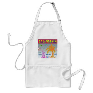 "カリフォルニア" サーファービーチエプロン スタンダードエプロン
