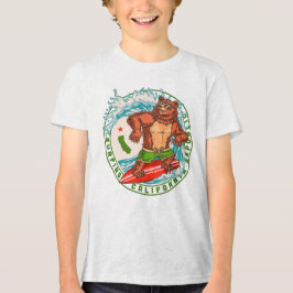カリフォルニア・サーフィン・ベア・リパブリック トライブレンドＴシャツ