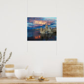 カリフォルニア、シエラネバダ山脈 ポスター (キッチン)