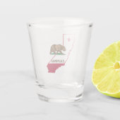 カリフォルニア ショットグラス (裏面)
