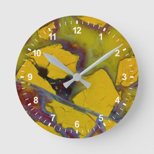 カリフォルニア·ジャスパー ラウンド壁時計 (正面)