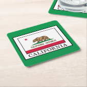 カリフォルニア スクエアペーパーコースター (アングル)