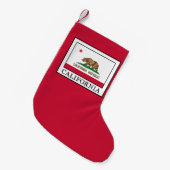 カリフォルニア スモールクリスマスストッキング (正面 (吊り時))