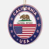 カリフォルニア セラミックオーナメント (左)