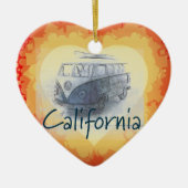 カリフォルニア セラミックオーナメント (正面)