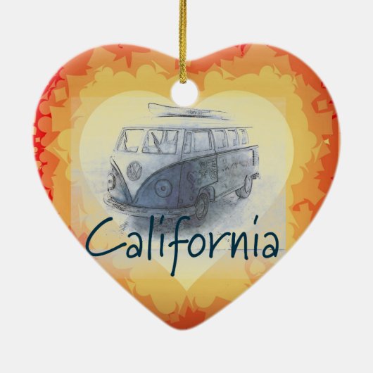 カリフォルニア セラミックオーナメント (裏面)