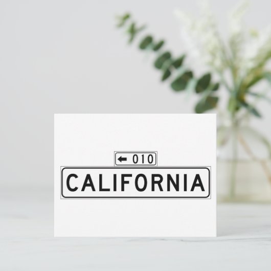 カリフォルニア・セントサンフランシスコ通り標識 ポストカード (スタンド正面)