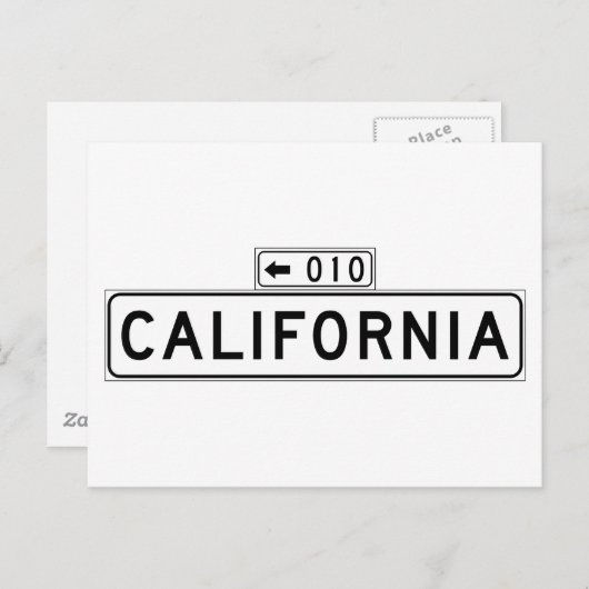 カリフォルニア・セントサンフランシスコ通り標識 ポストカード (正面/裏面)