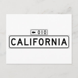 カリフォルニア・セントサンフランシスコ通り標識 ポストカード