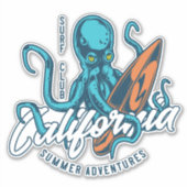 カリフォルニア・タコ・サーフクラブ サーフィン シール (正面)