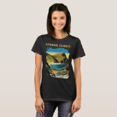 カリフォルニア チャンネル諸島の海岸旅行 Tシャツ (正面フル)