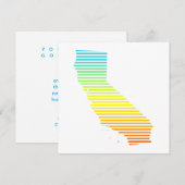 カリフォルニア・チルフェード 招待状 (正面/裏面)