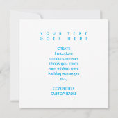 カリフォルニア・チルフェード 招待状 (裏面)