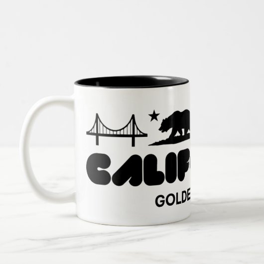 カリフォルニア ツートーンマグカップ (左)
