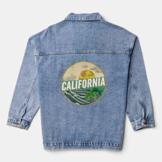 カリフォルニア デニムジャケット (裏面)