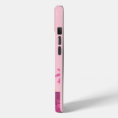 カリフォルニア、トラベルアート、名門私立校風のピンク Case-Mate iPhoneケース (裏面 / 左)
