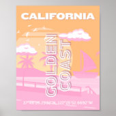 カリフォルニア、トラベル名門私立校風のアート名門私立校風の、旅行 ポスター (正面)