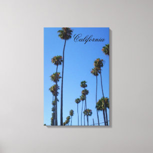 カリフォルニア·トール·パーム·ツリーズ·カンバス·プリント キャンバスプリント