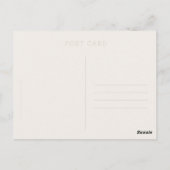 カリフォルニア・ドリーミングマンハッタンビーチアットサンセット ポストカード (裏面)