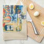 カリフォルニア·ドリーミング キッチンタオル (四つ折り)