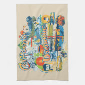 カリフォルニア·ドリーミング キッチンタオル (縦)