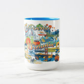 カリフォルニア・ドリーミング ツートーンマグカップ (中央)