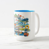 カリフォルニア・ドリーミング ツートーンマグカップ (正面右)