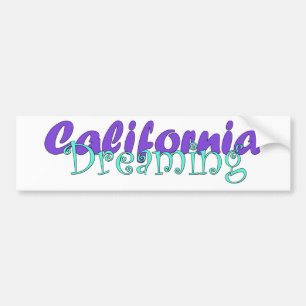 カリフォルニア·ドリーミング バンパーステッカー