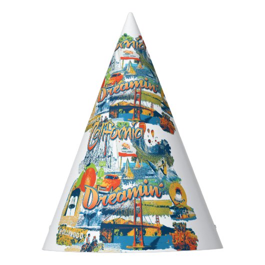 カリフォルニア・ドリーミング パーティーハット (正面)
