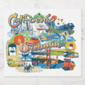 カリフォルニア ドリーミング ビールラベル (シングルラベル)