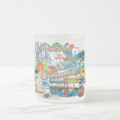 カリフォルニア・ドリーミング フロストグラスマグカップ (中央)
